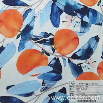 OBLBF022 Polyester Twill Fabric With Printed